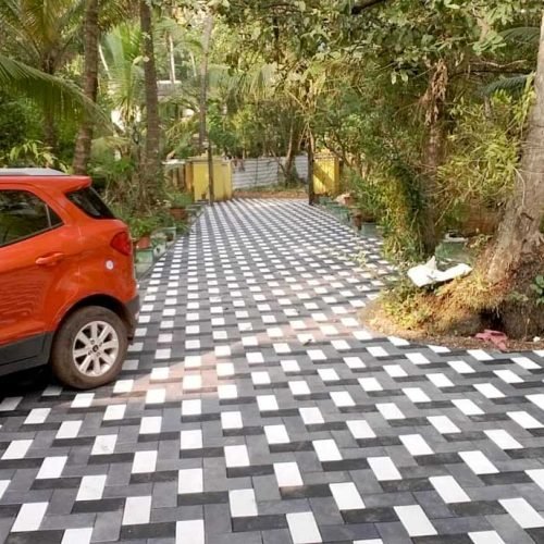 concrete tiles outdoor paving